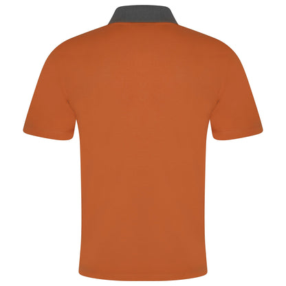 Evryone Mens Cotton Contrast Stripe Polo Shirt Short Sleeve Casual Sma - Sleeve Detail - QHA UK