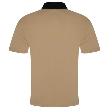 Evryone Mens Cotton Contrast Stripe Polo Shirt Short Sleeve Casual Sma - Sleeve Detail - QHA UK