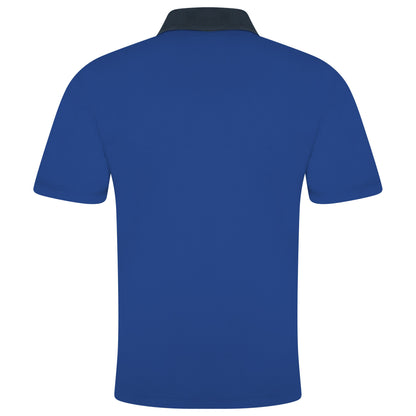 Evryone Mens Cotton Contrast Stripe Polo Shirt Short Sleeve Casual Sma - Sleeve Detail - QHA UK