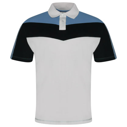 Evryone Mens Cotton Contrast Stripe Polo Shirt Short Sleeve Casual Sma - Sleeve Detail - QHA UK