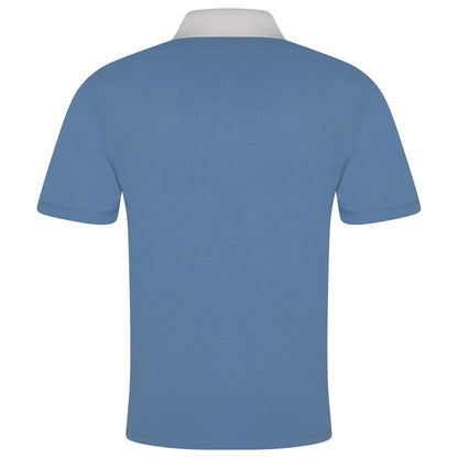 Evryone Mens Cotton Contrast Stripe Polo Shirt Short Sleeve Casual Sma - Sleeve Detail - QHA UK