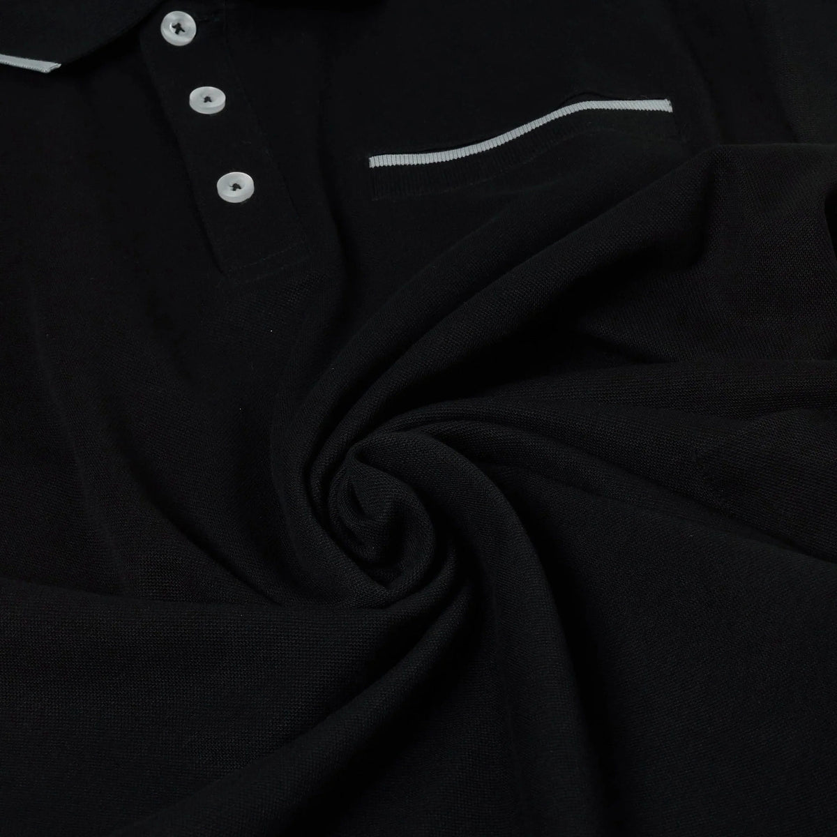 Evryone Mens Cotton Contrast Tipped Polo Shirt S-2XL 6 Colours QHA UK - Sleeve Detail - QHA UK