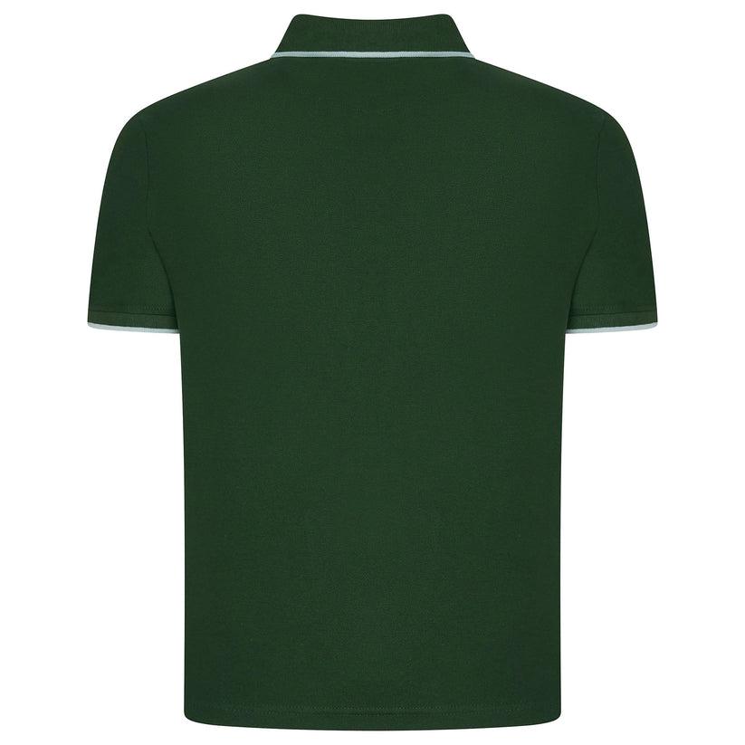 Evryone Mens Cotton Contrast Tipped Polo Shirt S-2XL 6 Colours QHA UK - Sleeve Detail - QHA UK