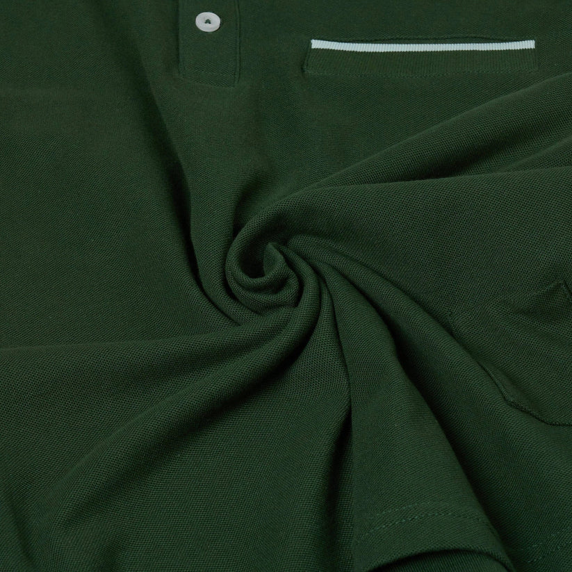 Evryone Mens Cotton Contrast Tipped Polo Shirt S-2XL 6 Colours QHA UK - Sleeve Detail - QHA UK