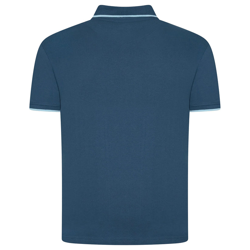 Evryone Mens Cotton Contrast Tipped Polo Shirt S-2XL 6 Colours QHA UK - Sleeve Detail - QHA UK