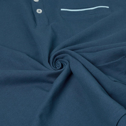 Evryone Mens Cotton Contrast Tipped Polo Shirt S-2XL 6 Colours QHA UK - Sleeve Detail - QHA UK