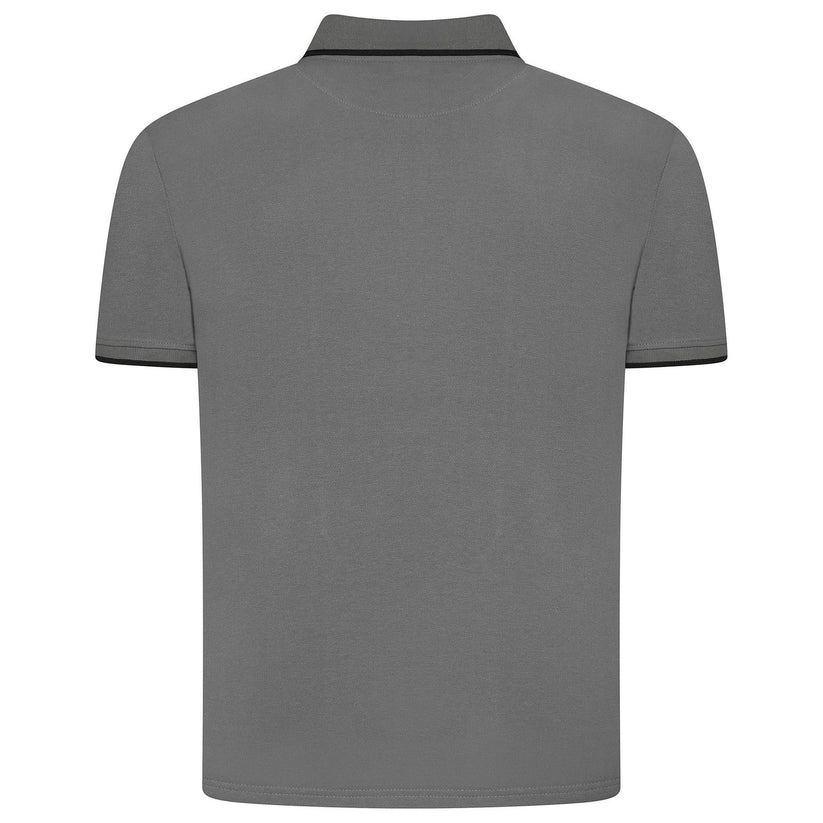 Evryone Mens Cotton Contrast Tipped Polo Shirt S-2XL 6 Colours QHA UK - Sleeve Detail - QHA UK