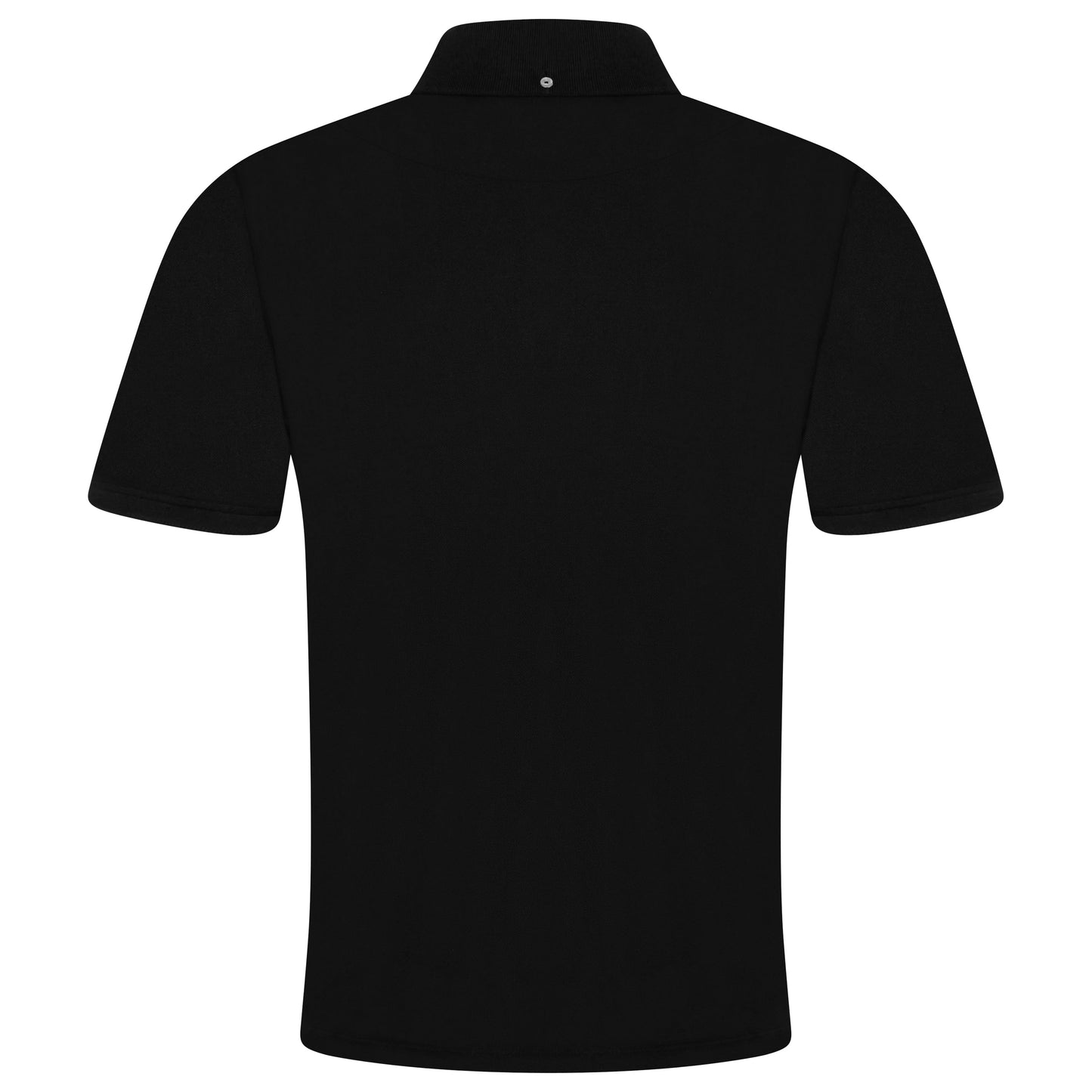 Evryone Mens Cotton Pique Polo Shirt Button Collar Short Sleeve Casual - Collar Detail - QHA UK