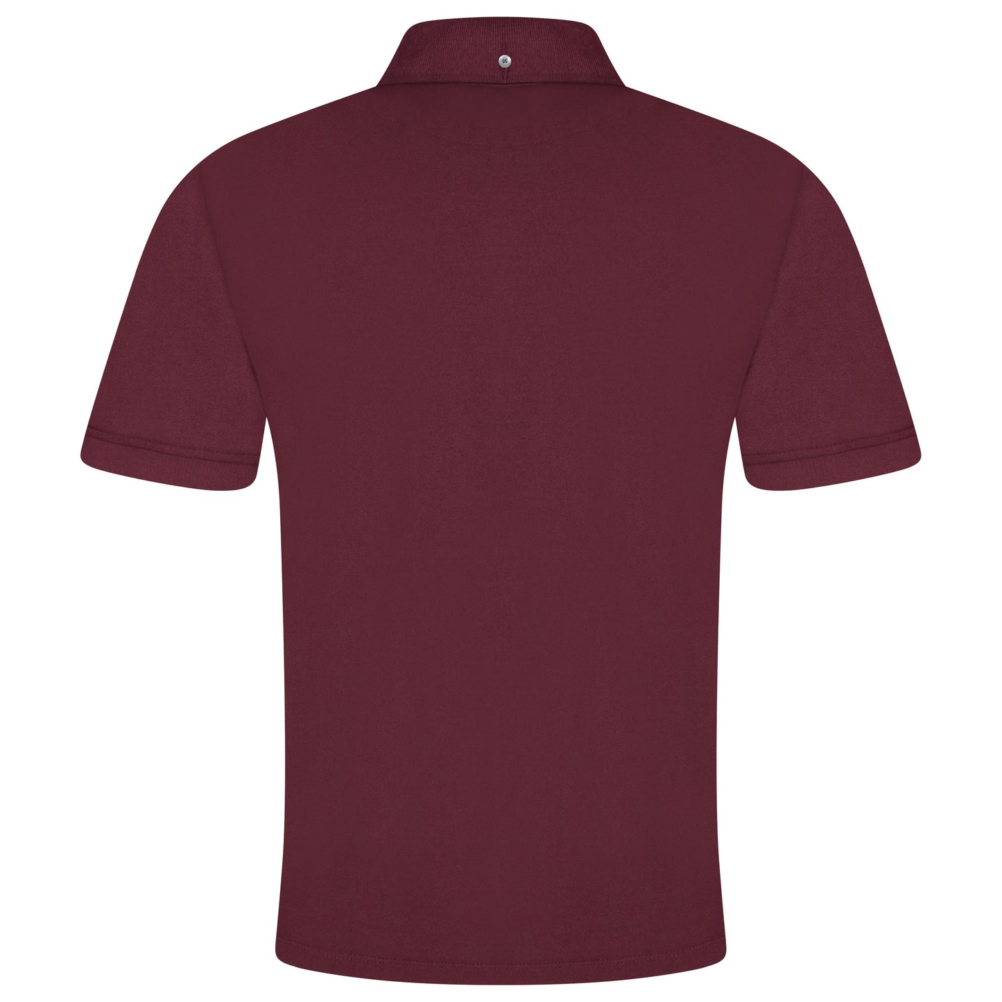 Evryone Mens Cotton Pique Polo Shirt Button Collar Short Sleeve Casual - Collar Detail - QHA UK