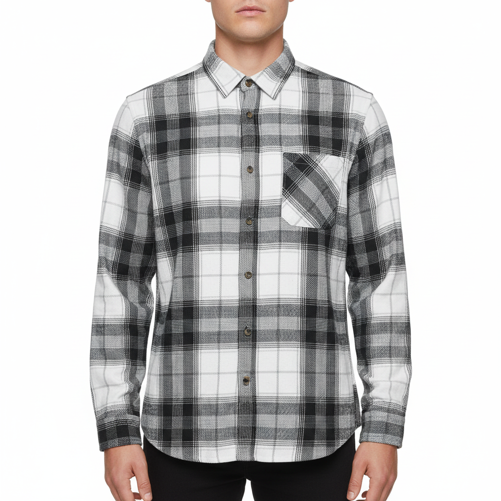 Fat Face Men's Brushed Cotton Check Shirt | Long Sleeve | S–3XL | Lucky Dip - QHA UK