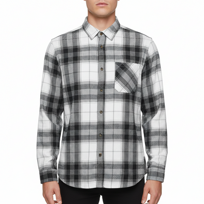 Fat Face Men's Brushed Cotton Check Shirt | Long Sleeve | S–3XL | Lucky Dip - QHA UK