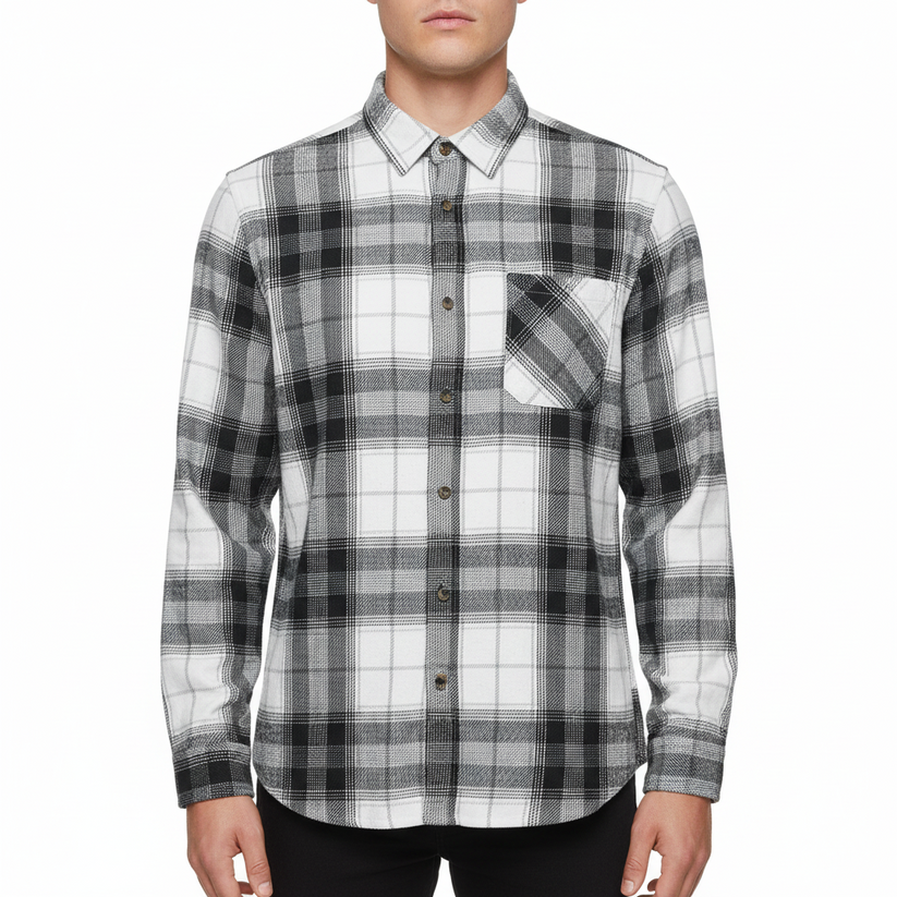 Fat Face Men's Brushed Cotton Check Shirt | Long Sleeve | S–3XL | Lucky Dip - QHA UK