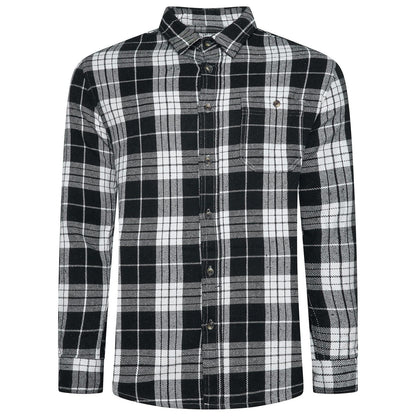 Fat Face Men's Brushed Cotton Check Shirt | Long Sleeve | S–3XL | Lucky Dip - Left Side View - QHA UK