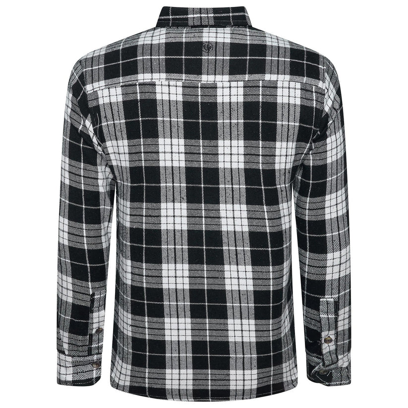 Fat Face Men's Brushed Cotton Check Shirt | Long Sleeve | S–3XL | Lucky Dip - Back View - QHA UK