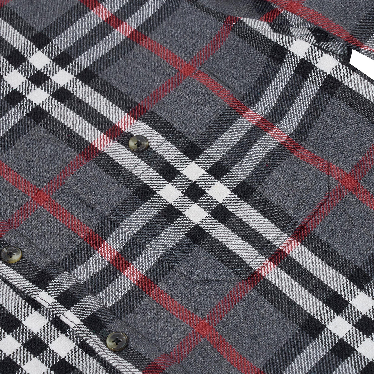Fat Face Men's Brushed Cotton Check Shirt | Long Sleeve | S–3XL | Lucky Dip - Sleeve Detail - QHA UK