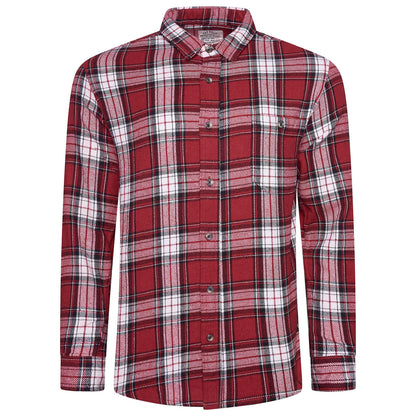Fat Face Men's Brushed Cotton Check Shirt | Long Sleeve | S–3XL | Lucky Dip - Sleeve Detail - QHA UK