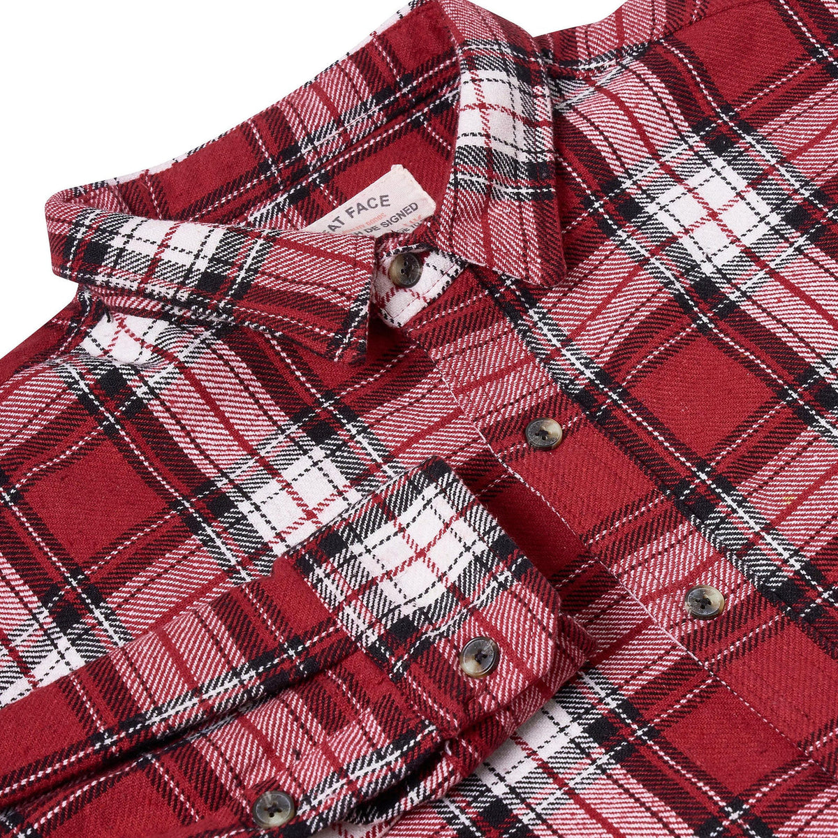 Fat Face Men's Brushed Cotton Check Shirt | Long Sleeve | S–3XL | Lucky Dip - QHA UK