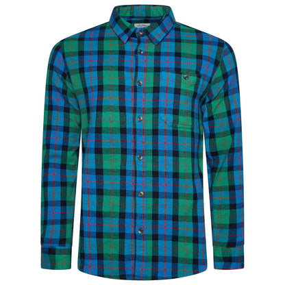 Fat Face Men's Brushed Cotton Check Shirt | Long Sleeve | S–3XL | Lucky Dip - Sleeve Detail - QHA UK