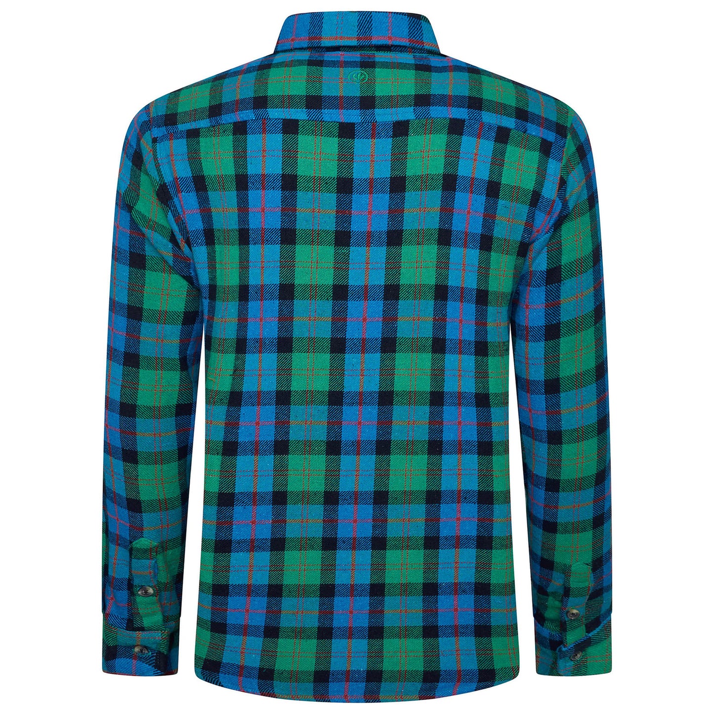Fat Face Men's Brushed Cotton Check Shirt | Long Sleeve | S–3XL | Lucky Dip - Back View - QHA UK