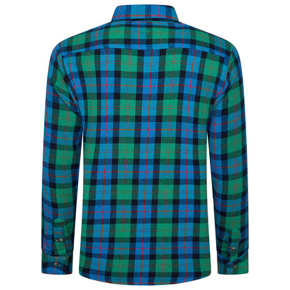 Fat Face Men's Brushed Cotton Check Shirt | Long Sleeve | S–3XL | Lucky Dip - Back View - QHA UK