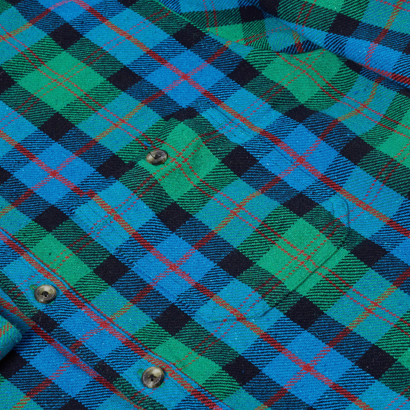 Fat Face Men's Brushed Cotton Check Shirt | Long Sleeve | S–3XL | Lucky Dip - Sleeve Detail - QHA UK