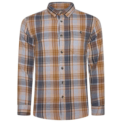 Fat Face Men's Brushed Cotton Check Shirt | Long Sleeve | S–3XL | Lucky Dip - Pattern Detail - QHA UK