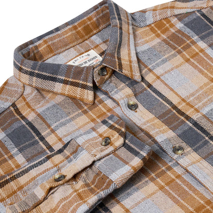 Fat Face Men's Brushed Cotton Check Shirt | Long Sleeve | S–3XL | Lucky Dip - Sleeve Detail - QHA UK