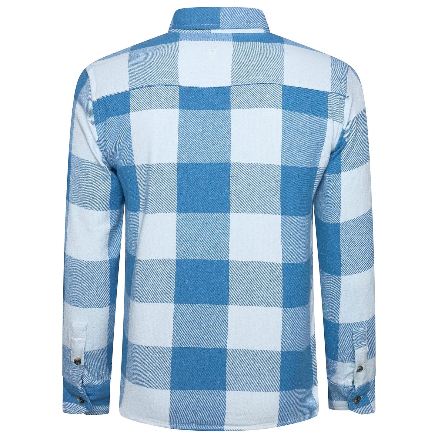 Fat Face Men's Brushed Cotton Check Shirt | Long Sleeve | S–3XL | Lucky Dip - Back View - QHA UK