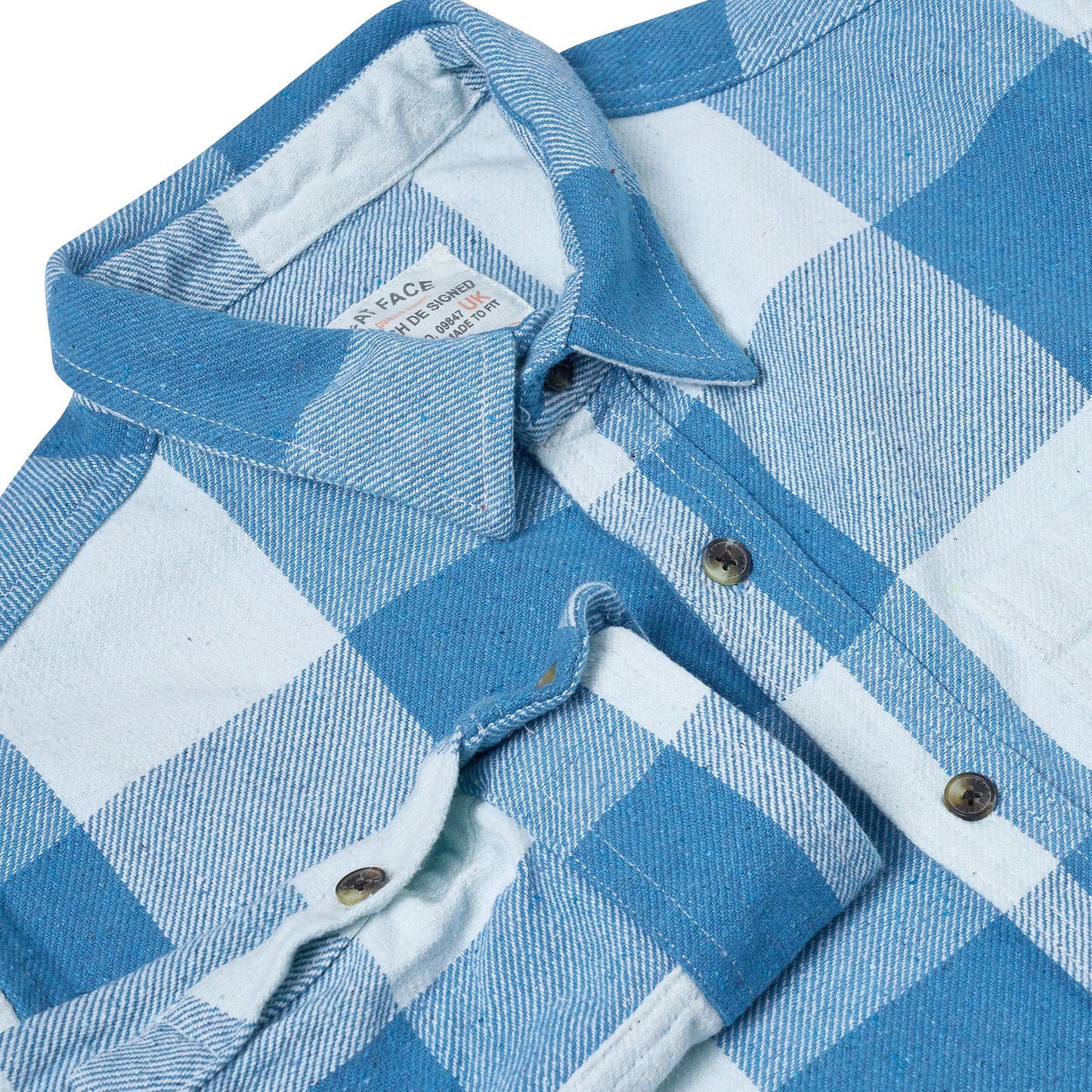 Fat Face Men's Brushed Cotton Check Shirt | Long Sleeve | S–3XL | Lucky Dip - QHA UK