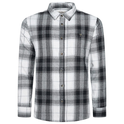 Fat Face Men's Brushed Cotton Check Shirt | Long Sleeve | S–3XL | Lucky Dip - Left Side View - QHA UK