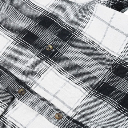 Fat Face Men's Brushed Cotton Check Shirt | Long Sleeve | S–3XL | Lucky Dip - Sleeve Detail - QHA UK