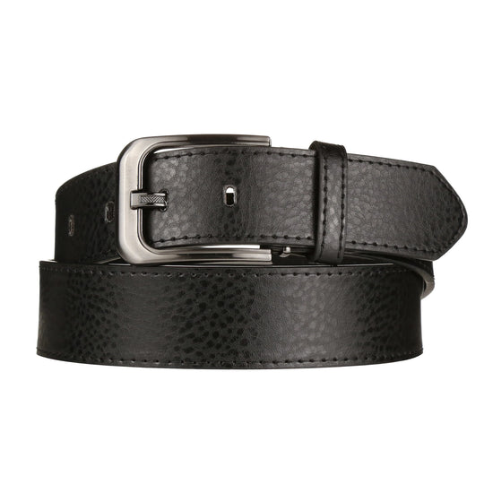 Forest Mens Premium Cowhide Leather Belt 1.5" Wide Classic Buckle MB92 - Buckle Detail - QHA UK