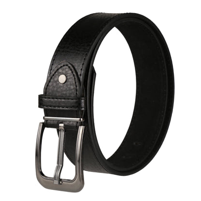 Forest Mens Premium Cowhide Leather Belt 1.5" Wide Classic Buckle MB92 - Buckle Detail - QHA UK