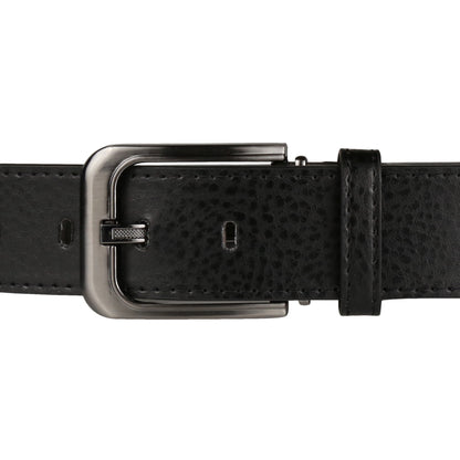 Forest Mens Premium Cowhide Leather Belt 1.5" Wide Classic Buckle MB92 - Buckle Detail - QHA UK