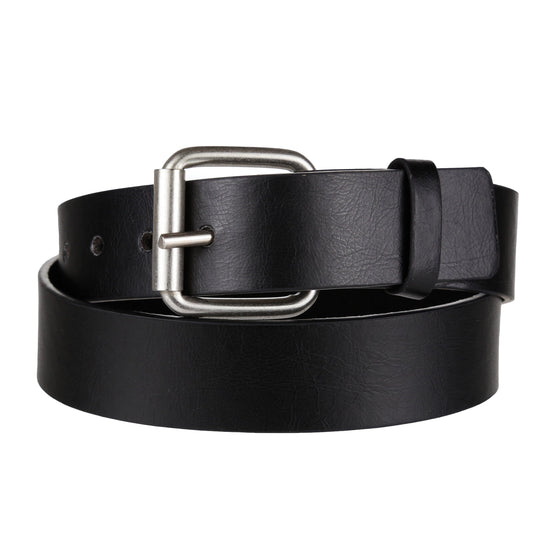 Forest Mens Premium Bonded Leather Belt 1.5" Wide Classic Buckle MB031 - Buckle Detail - QHA UK