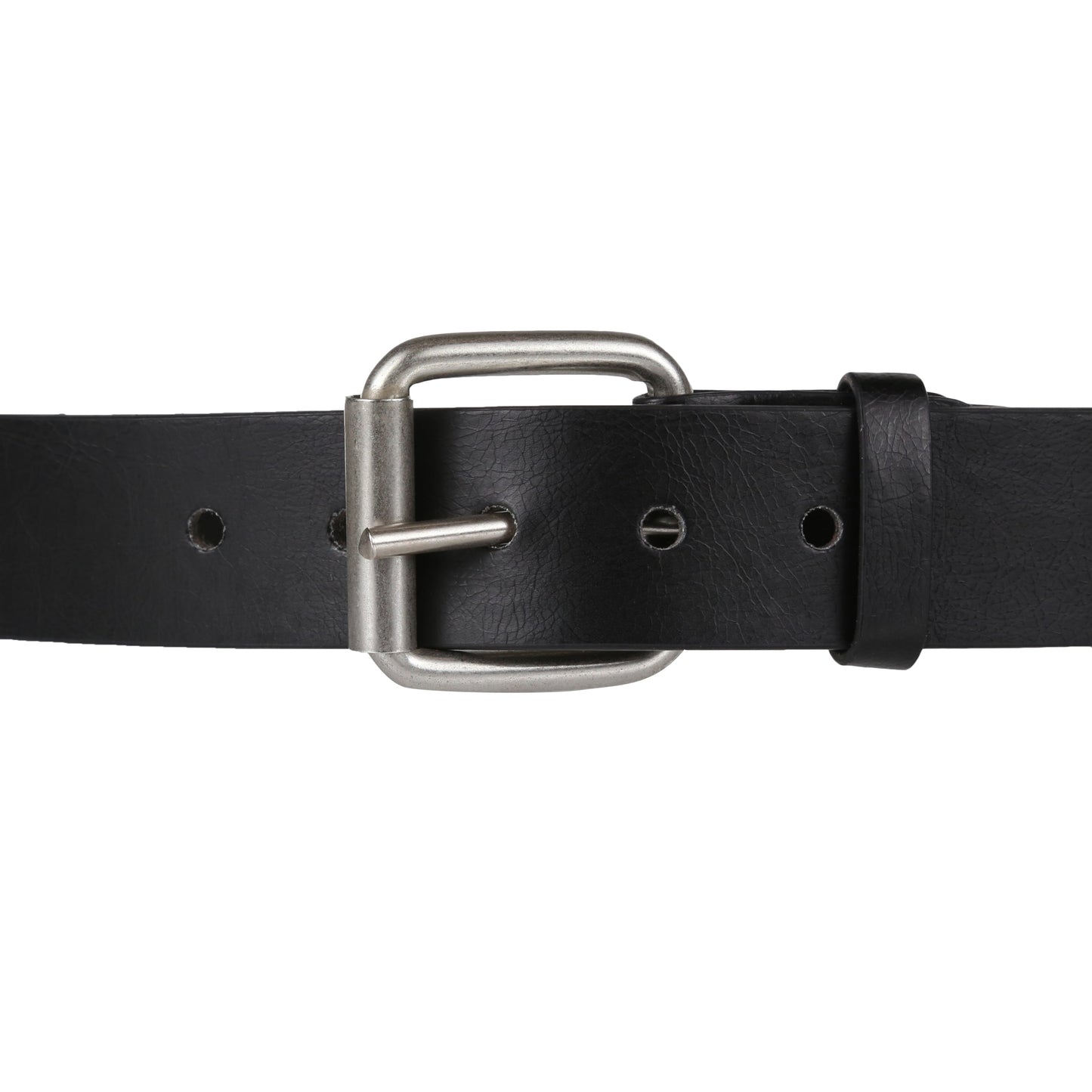 Forest Mens Premium Bonded Leather Belt 1.5" Wide Classic Buckle MB031 - Buckle Detail - QHA UK