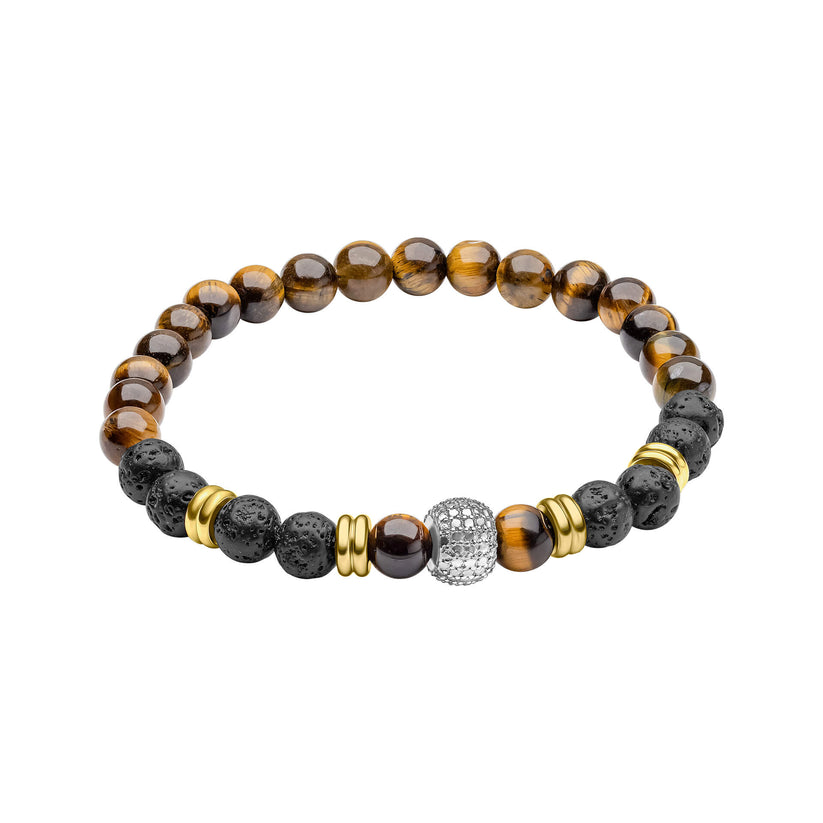 Fred Bennett Smaller Fit Lava Bead Bracelet | QHAUK - QHA UK