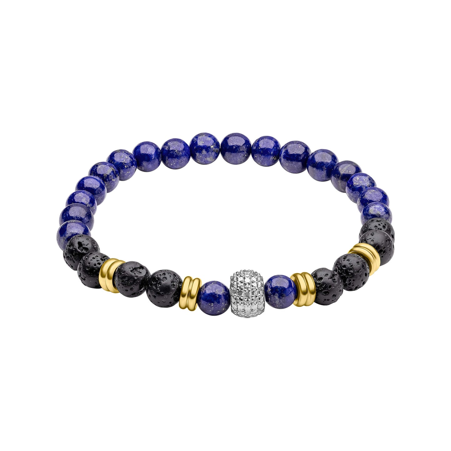 Fred Bennett Smaller Fit Lava Bead Bracelet | QHAUK - QHA UK