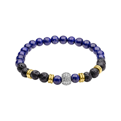 Fred Bennett Smaller Fit Lava Bead Bracelet | QHAUK - QHA UK