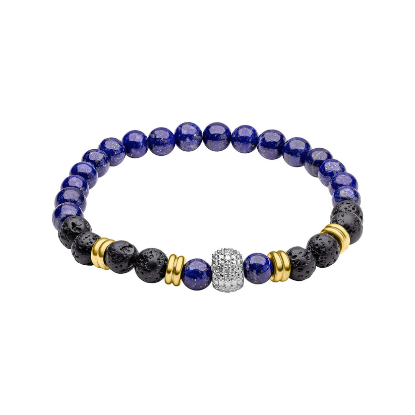 Fred Bennett Smaller Fit Lava Bead Bracelet | QHAUK - QHA UK