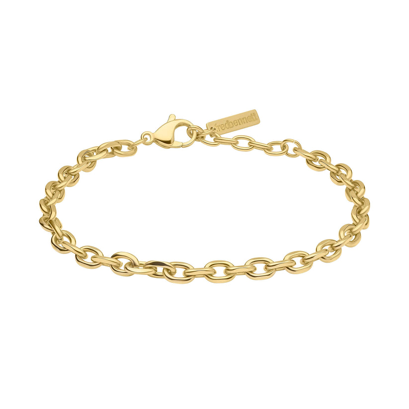 Fred Bennett Stainless Steel Cable Link Bracelet | QHAUK - QHA UK