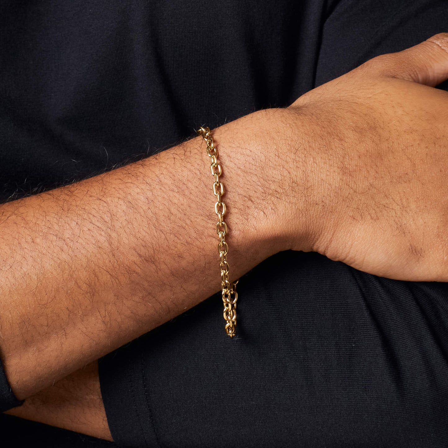 Fred Bennett Stainless Steel Cable Link Bracelet | QHAUK - QHA UK