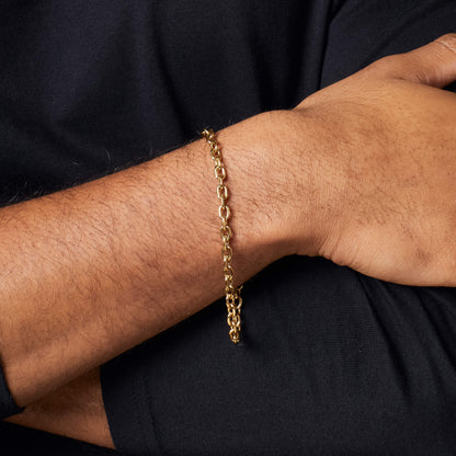 Fred Bennett Stainless Steel Cable Link Bracelet | QHAUK - QHA UK