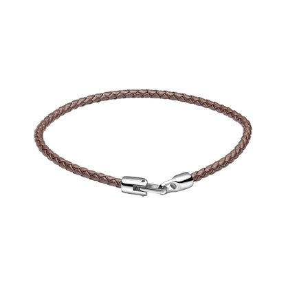 Fred Bennett Ultra-Thin Braided Leather Bracelet | QHAUK - QHA UK