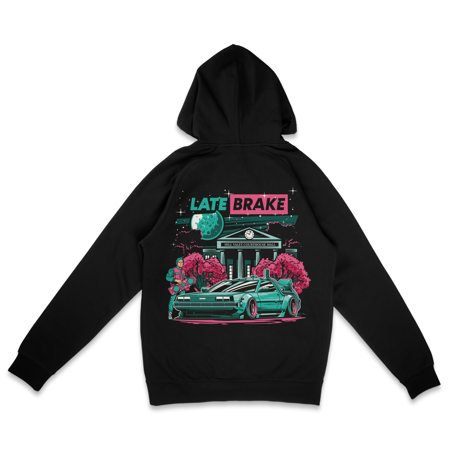 Late Brake Future Hoodie T-Shirt Car Enthusiast Tee | Late Brake - QHA UK
