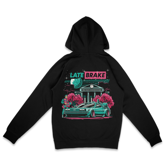 Late Brake Future Hoodie T-Shirt Car Enthusiast Tee | Late Brake - QHA UK