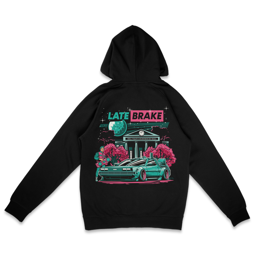 Late Brake Future Hoodie T-Shirt Car Enthusiast Tee | Late Brake - QHA UK