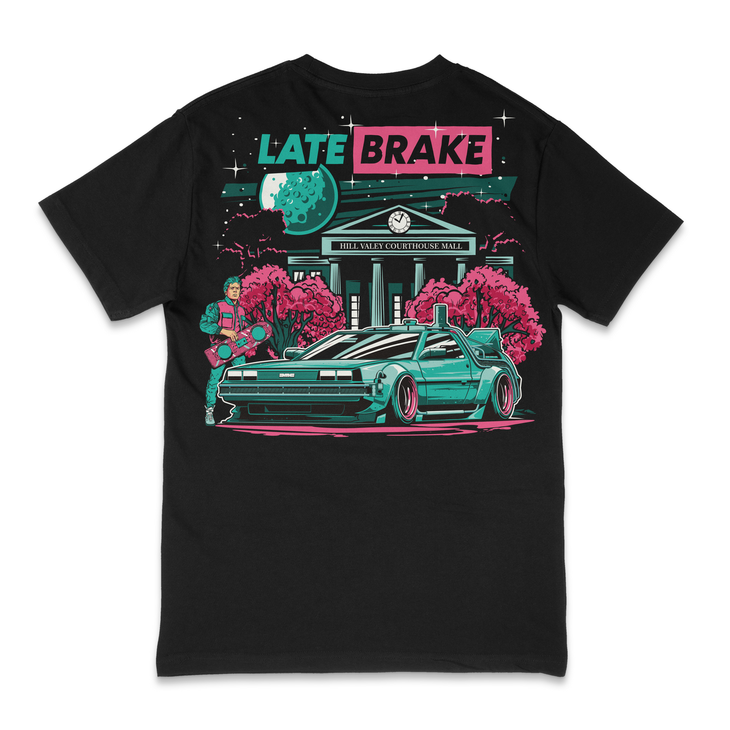 Late Brake Future T-Shirt Cotton Car Enthusiast Tee 180gsm | Late - QHA UK