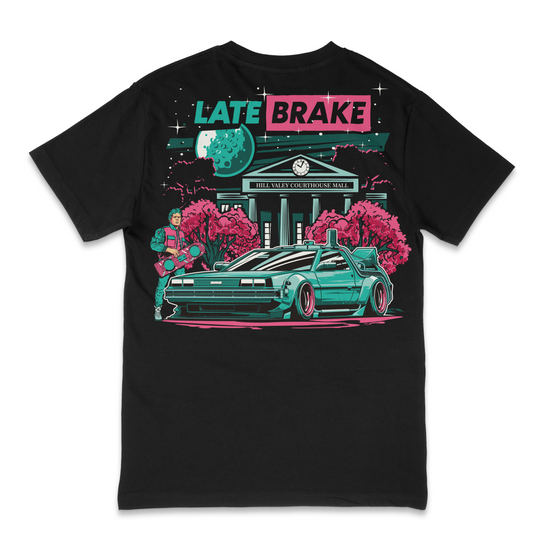 Late Brake Future T-Shirt Cotton Car Enthusiast Tee 180gsm | Late - QHA UK