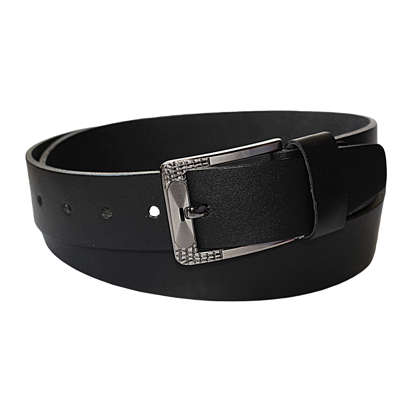 QHA Mens 38mm Real Cowhide Leather Belt with Pin Buckle G03 - QHA UK